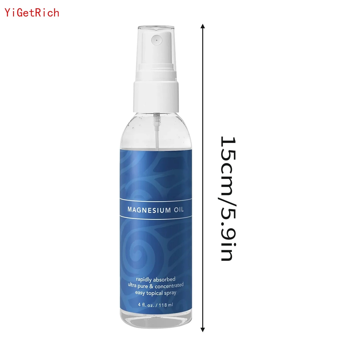 Body Care Spray Magnesium Acetate Super Concentrated High Concentrated Body Care Spray 118ml Festival Gifts 2024 New Body Care