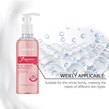 Fragrant Shower Gel Body Wash Perfume Long Lasting Fragrance Deep Cleansing Moisturizing Refresh Smooth Exfoliating Bath Lotion