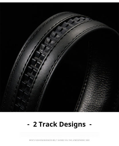 High quality men's automatic belt, business belt, adjustable belt, luxury belt, cowhide belt, ratchet belt