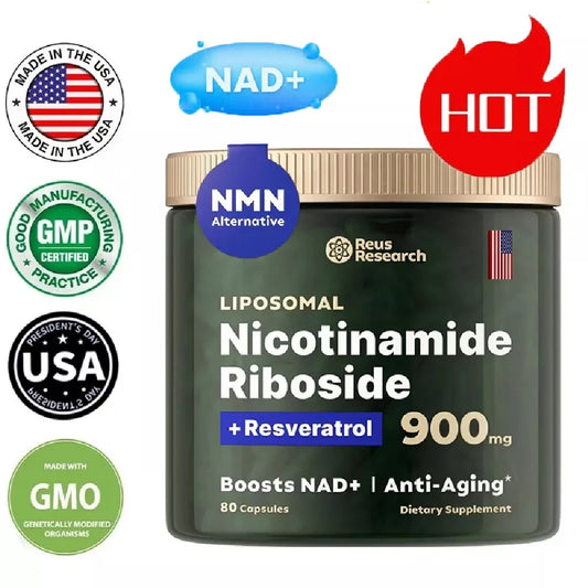 NAD+ Supplements for Anti-Aging Energy Focus and Nicotinamide Riboside Resveratrol
