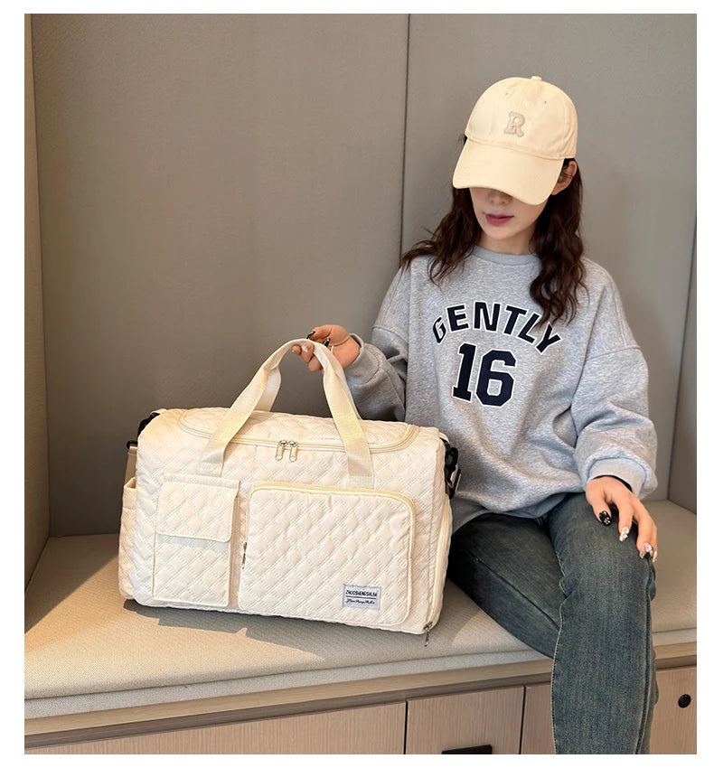 Fashion Travel Bag Handbags Large Capacity Carry On Luggage Bags Men Women Shoulder Outdoor Tote Waterproof Sport Gym Bag