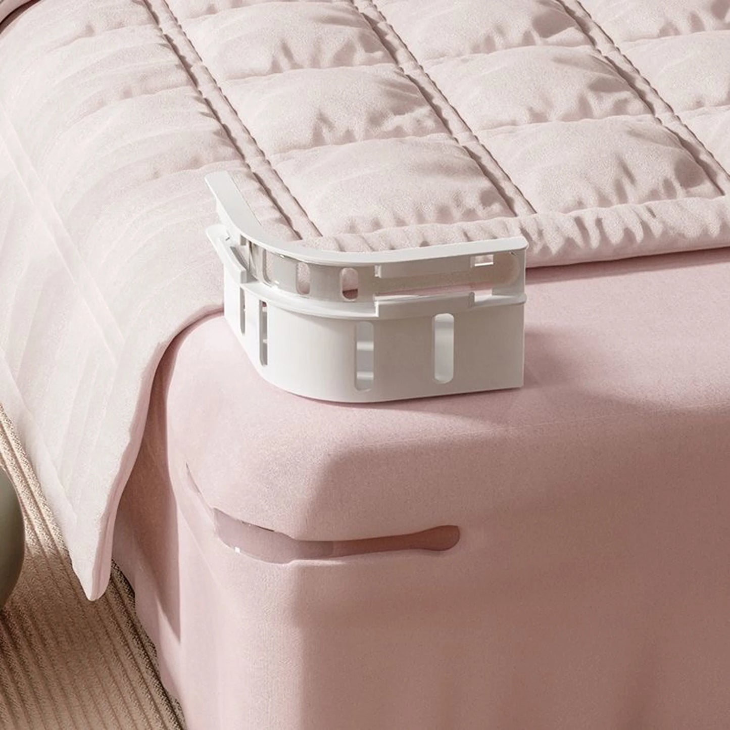 4-Pack Invisible Bed Bed Sheets Set Holder Multi-Functional Fixed Clip Safe Needleless Bed Bed Sheets Anti-Shift Invisible Buckle Four-Corner Holder, Bed Sheets Fastener Bracket