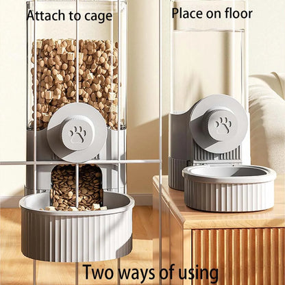 Hanging Automatic Pet Food Feeder/Water Dispenser Gravity Cat Auto Feeder Waterer Set Pet Feeding Product For Puppy Cats Rabbit
