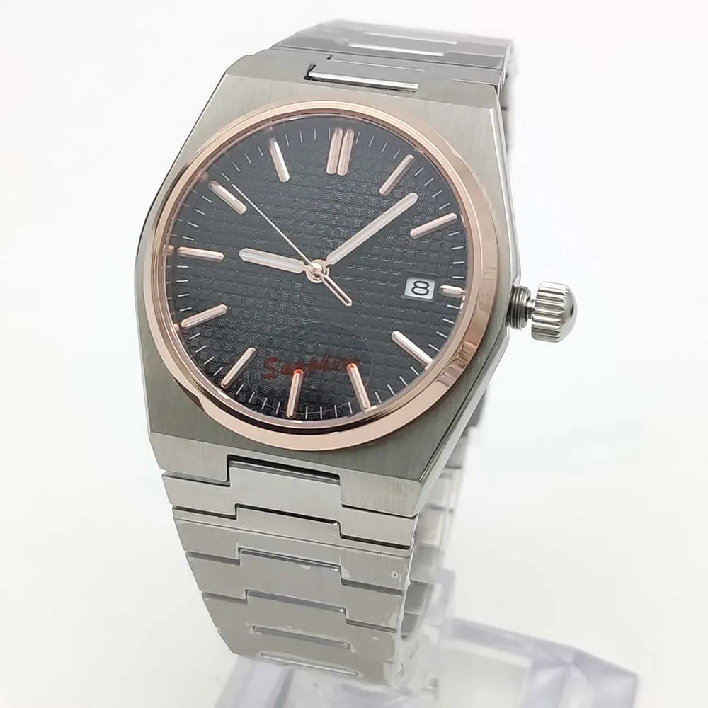 40MM Watch NH35 Automatic Mechanical Watch Men's Watch Sapphire Glass Stainless Steel Waterproof Watch