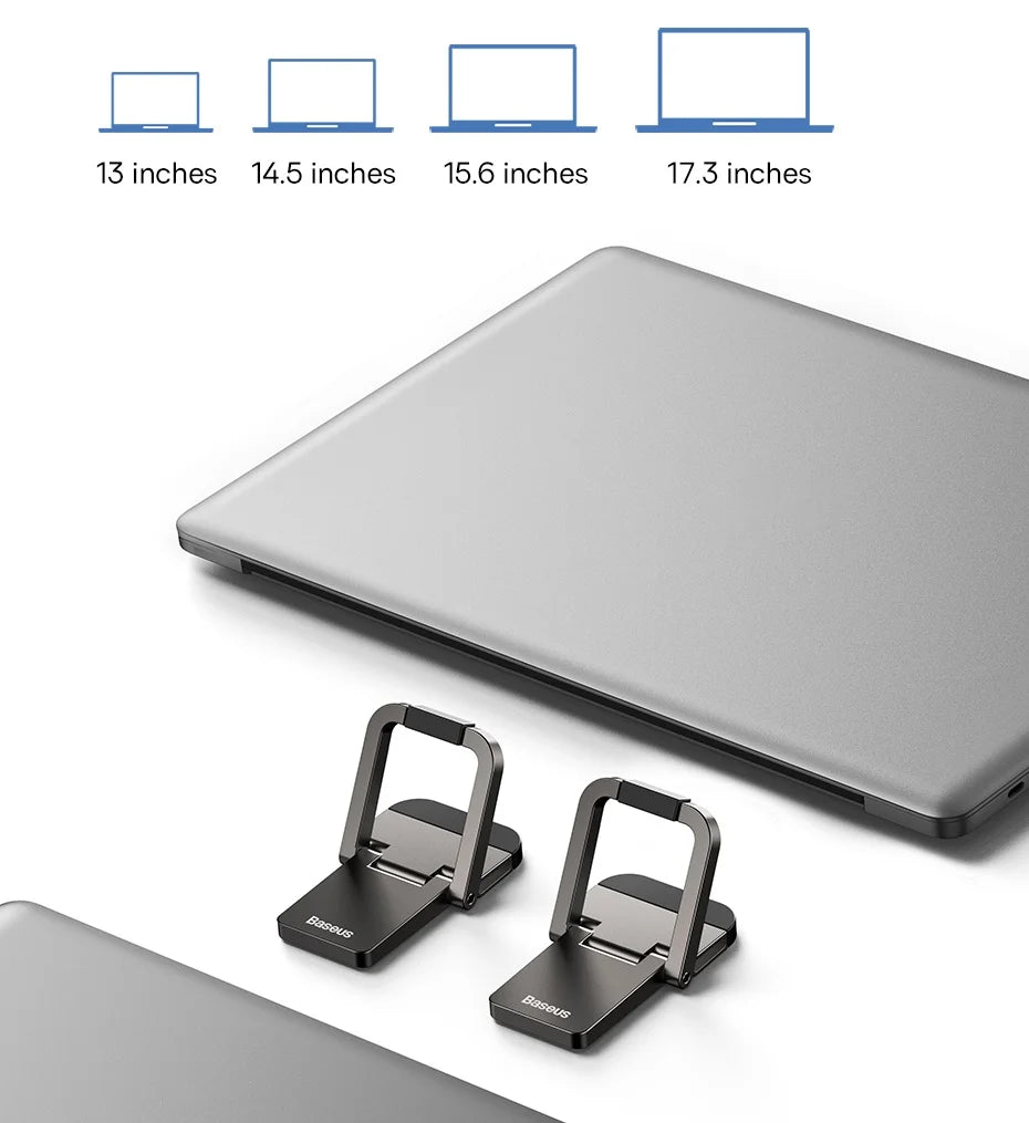 Baseus Laptop Kickstand for Computer Keyboard Holder Mini Portable Laptop Stands For Macbook Xiaomi Notebook Aluminum Support