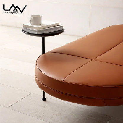 Bedroom Living Room Furniture Leisure Sofa Stool With Side Table Modern Leather Metal Legs Bed End Stool Upholstered Bench