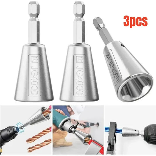 3pcs Wire Twister Tool for Drill, Wire Twister Wire Connector Wire Twisting Tool, Wire Nut Twister for Electrical Power Drill