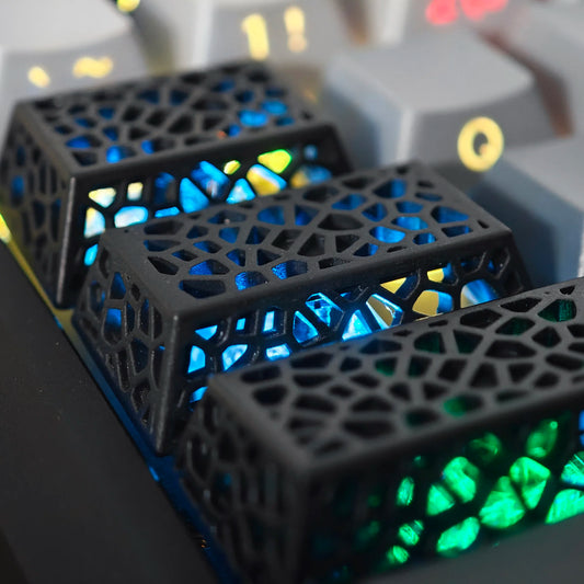 Novelty Artisan Keycap Resin Bird Nest Shine Through Keycaps For Cherry MX Mechanical Gaming Keyboard