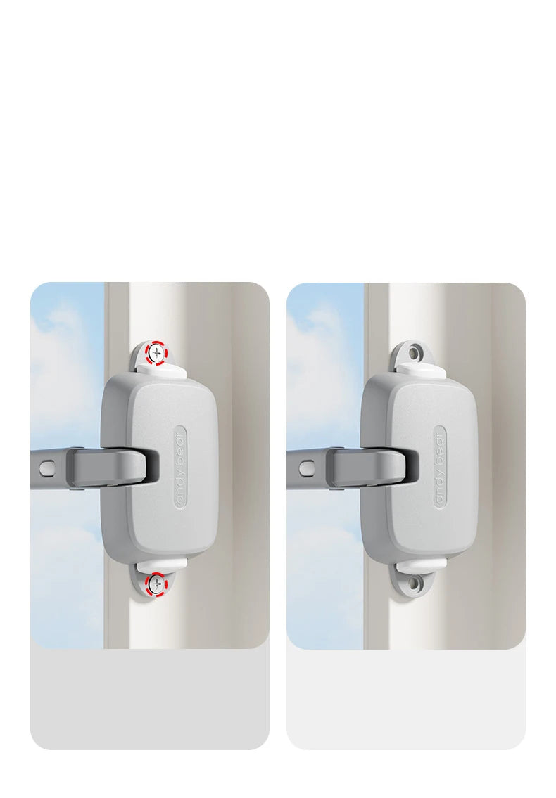 AIBEDILA Window safety door lock buckle childen protection high-rise anti fall windproof fixed limiter for window opening