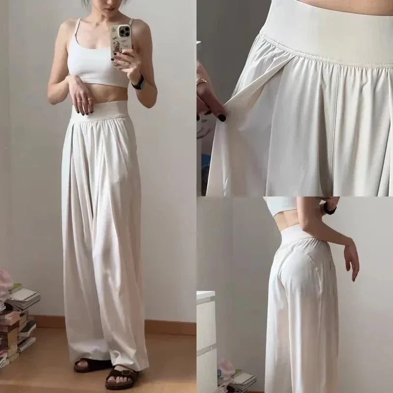 Yoga Pants Women Summer Casual Pants Loose Breathable Sports Running Fitness Pants