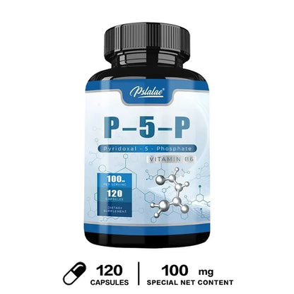Pyridoxal-5-Phosphate (Vitamin B6) - Supports Healthy Nervous System and Brain Function, Enhances Memory, and Improves Immunity