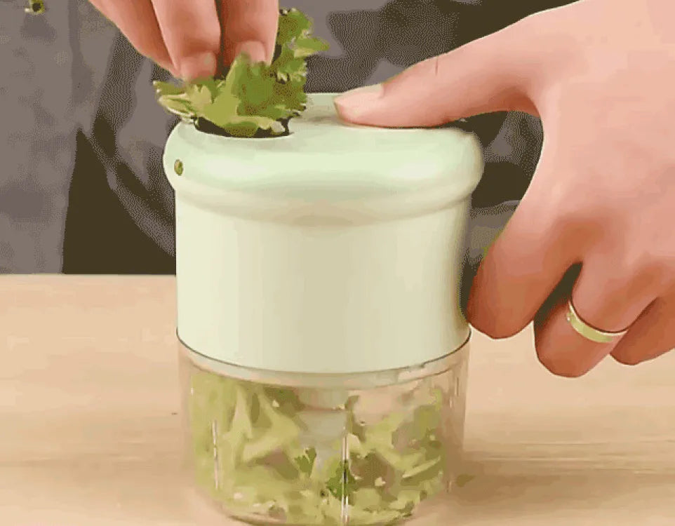 Home Electric Vegetable Cutter Vegetable Chopper Automatic Chopper Slicer Multifunctional Gatling Chopper Garlic Mincer