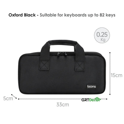 Tech Pouch Organizer for Keyboard Within 82-108 Key Mechanical Keyboard Storage Bag Organizer Travel Tech Pouches Dust Cover