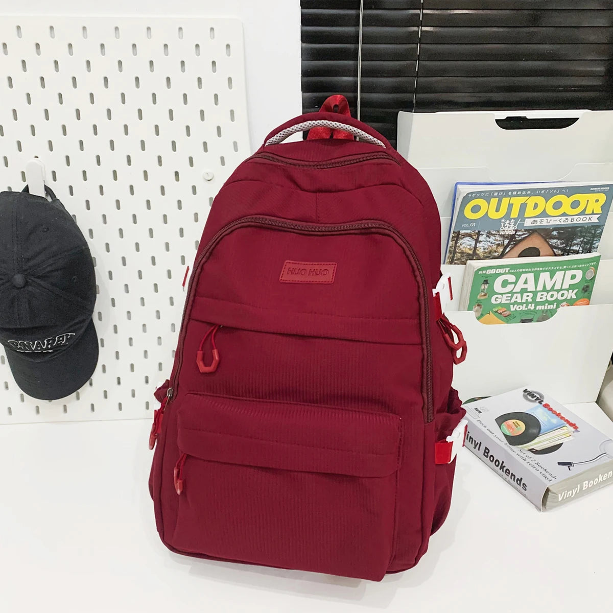 Schoolbag Unisex New Japanese Simple High School Student Junior High School Student Large-Capacity Backpack