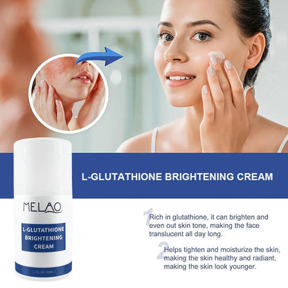 MELAO Glutathione Hyaluronic Acid Tone Up Cream Long lasting Hydrate moisture through Hyaluronic Acid