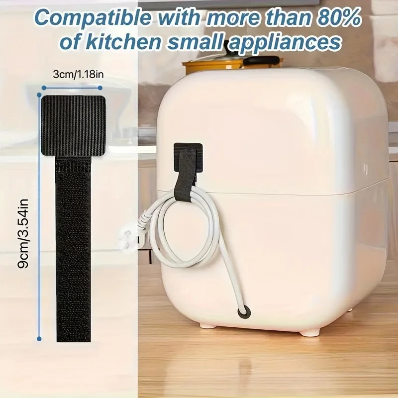 10/20pcs Cord Organizer, Cord Holder For Mixer, Coffee Maker, Blender, Air Fryer, Pressure Cooker And Other Kitchen Appliances