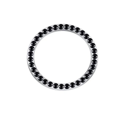 Car One-Click Engine Start Stop Switch Button Cover Crystal Rhinestone Cover Protector Ring Hand-set Sticker Decoration