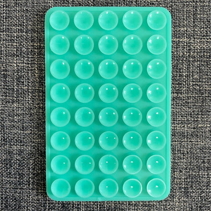 Double-Sided Suction Cup Phone Mount, Silicone Suction Phone Stand Phone Case Adhesive Sticky Phone Grip Hands-Free Phone Grip