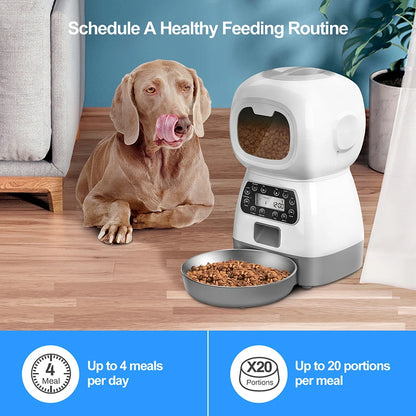 1PC Intelligent Pet Feeder - Cat And Dog Feeding Device - Automatic And Precise Feeding Intelligent Feeder