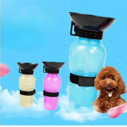 Portable Dog Water Bottle, Drink Cup & Bowl The Perfect Accessory for Outdoor Walks and Adventures with Your Pet!