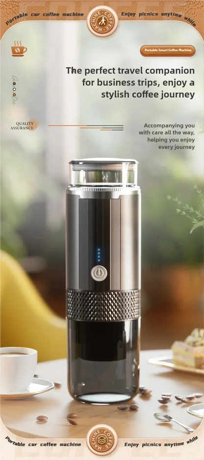 Portable Coffee Maker Electric Capsule Grind Coffee Brewer is suitable for ground coffee and KCUP Capsule coffee capsules