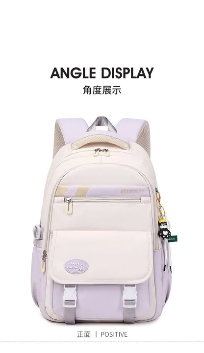Cute Student Backpack 3pcs/set Primary Schoolbag Harajuku Kawaii Student Backpack Teenage Girls Handbag Large Capacity Rucksack