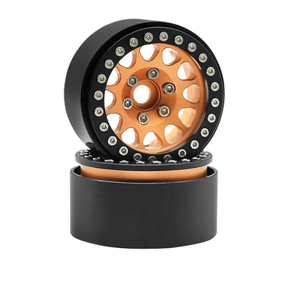 Metal 1.9 Beadlock Wheel Rim Hub for 1/10 Hsp Redcat Rc4wd WRAITH Tamiya Axial SCX10 D90 HPI RC Car Spare Part