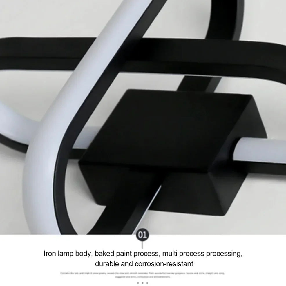 LED Strip Aisle Ceiling Lights Modern Minimalist Living Room Lamps For Balcony Entrance Staircase Home lighting Led 3 color