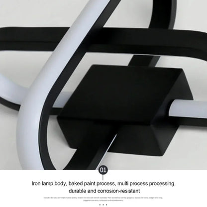 LED Strip Aisle Ceiling Lights Modern Minimalist Living Room Lamps For Balcony Entrance Staircase Home lighting Led 3 color