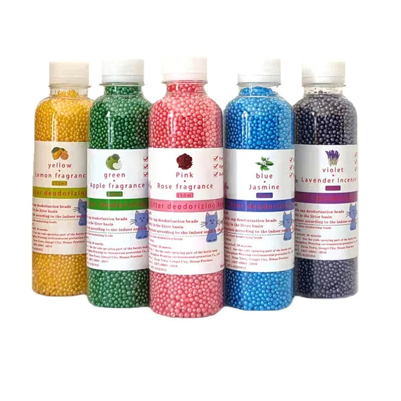 about 500ml Effective Pet Odor Eliminator Keep Your House Fresh with Our Fragrance Beads and cat Litter Deodorizer