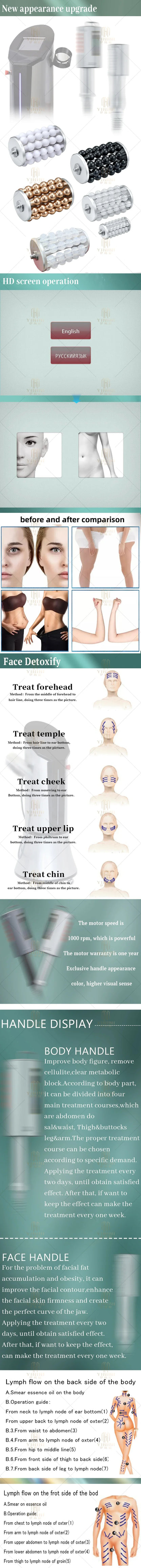 Sfera Tube Roller Therapy Roller New Technology Eliminates Pain Body Anti-Fat Skin Rejuvenation Slimming Machine llo