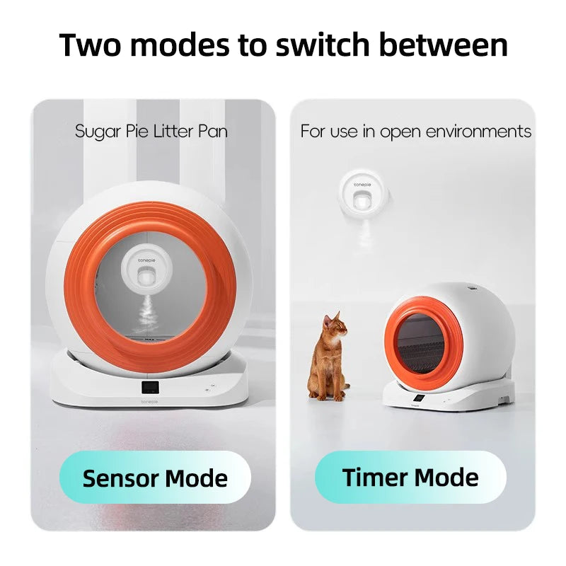 TONEPIE Cat Litter Box Accessoriess Smart Spray Deodorizer Eliminator Odor Control Air Cleaning Cat Toilet Accessories