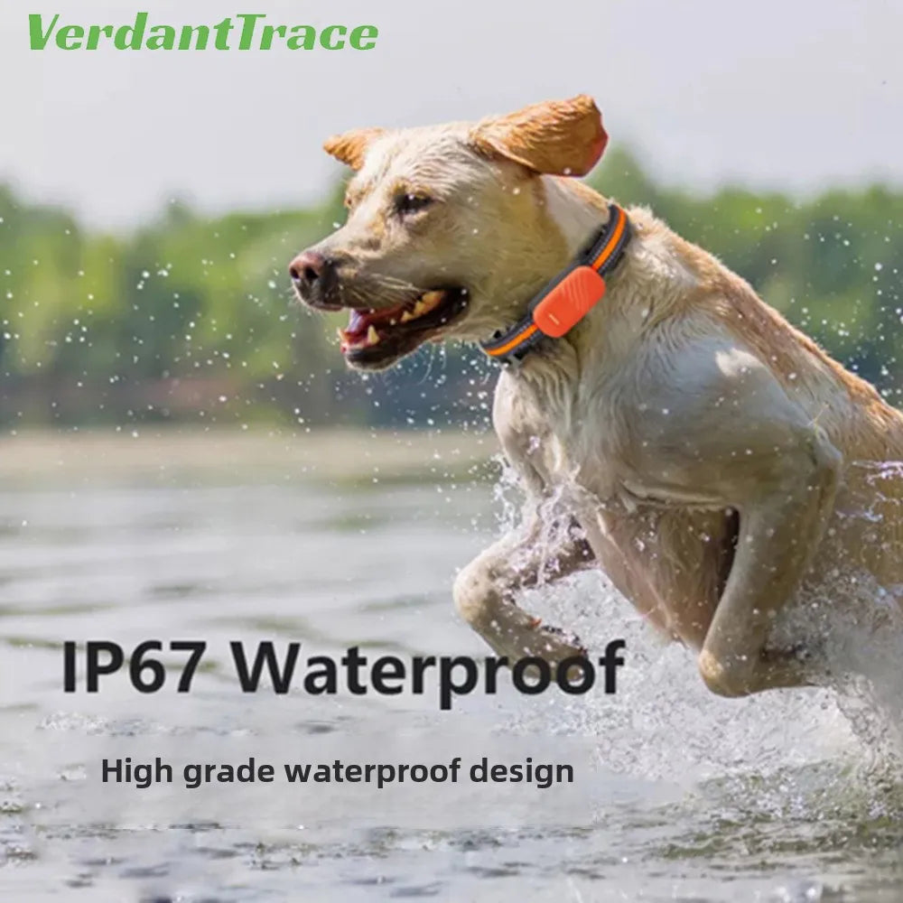 4G GPS Pet Tracker Waterproof Anti-Loss Collar Device for Dogs Cats Sheep Real-Time Location & Activity Monitor Farm Home Use