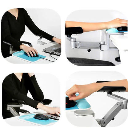 Ergonomic Computer Satisfy Metal Arm Support Adjustable Hand Drag Wrist Support Computer mouse pad hand computer bracket console