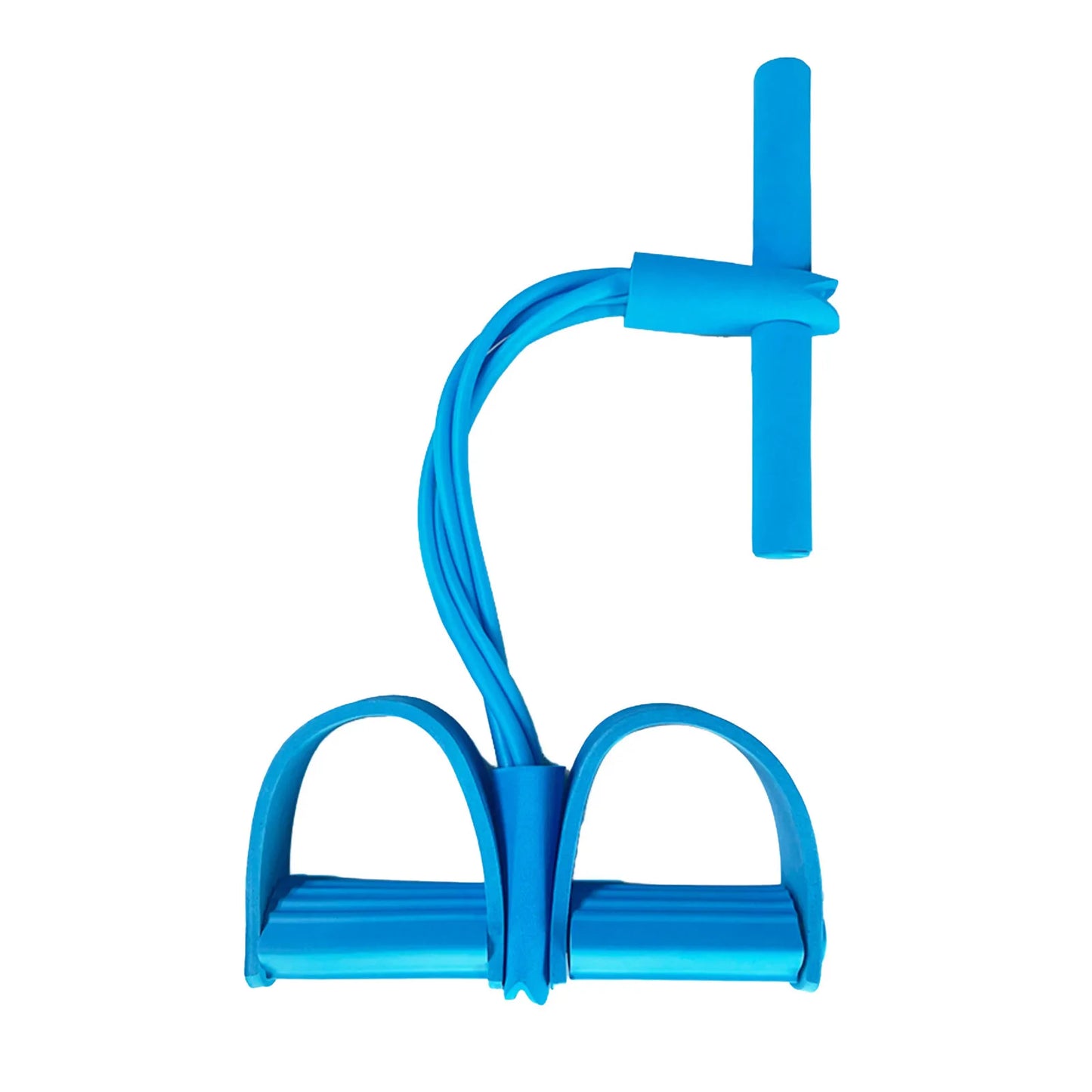 Four-Tube Pedal Tensioner Multi-Functional Household Fitness Equipment Yoga Abdominal Strengthening Elastic Band Tension Rope