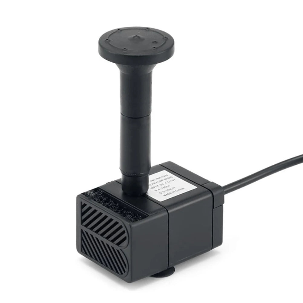 5W 5V Water Fountain Garden Decoration with Stake Solar Power Panel Water Pump Watering System 180L/h Kits for Pool Fish Tank