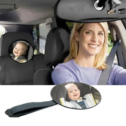 Car Safety View Back Seat Mirror Baby Car Mirror Children Facing Rear Ward Infant Care Square Safety Kids Mirror