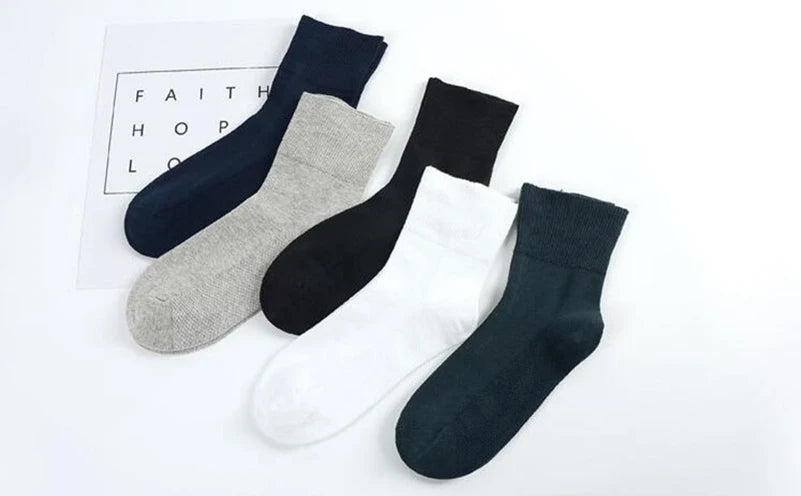 1paris Diabetic Socks Prevent Varicose Veins Socks for Diabetics Hypertensive Patients Free Style Bamboo Fiber Cotton Material