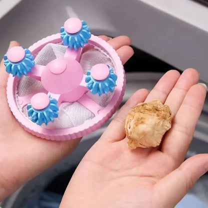 Washing Machine Filter Bag Reusable Net Laundry Ball Floating Lint Hair Catcher Pet Hair Remove Dirt Collection Dedusting Roller