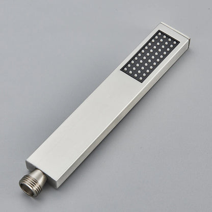 Uythner Handshower Head Brass Shower Head Square Handheld Head Replace Head Faucet Accessory Brass Material