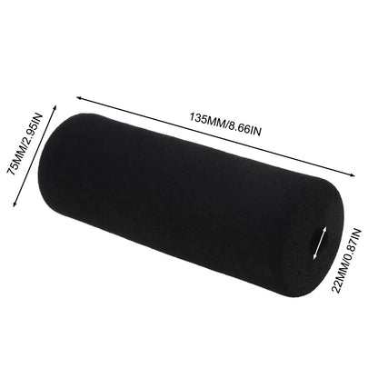 1pc Ab Training Foam Roller Exercise Gym Equipment Roller Pad Sponge Cover Sit-up Board Hook Foot Foam Fitness Pad Replacement
