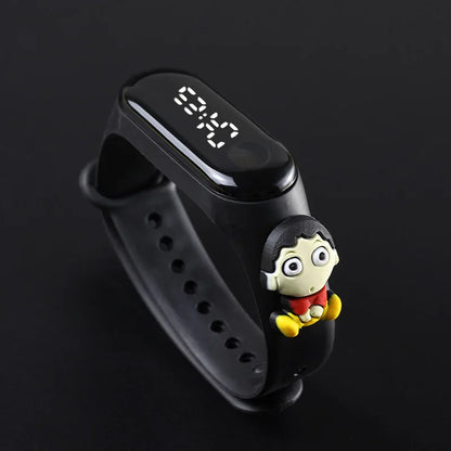 Marvel Children's Watch Fashion Cartoon Watches Electronic Digital LED Display Watches Waterproof Holiday Gift Kids Watches