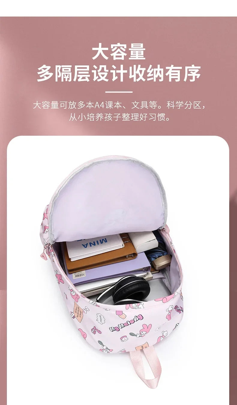 Fashion Student Backpack Cartoon Print Cute Large Capacity Backpack Fashion Student Backpack