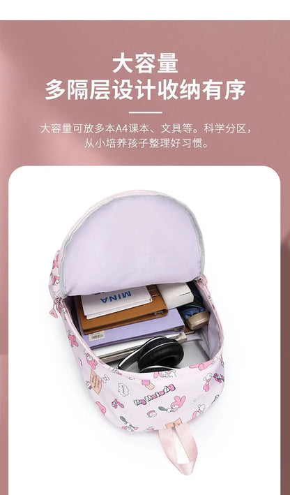 Fashion Student Backpack Cartoon Print Cute Large Capacity Backpack Fashion Student Backpack