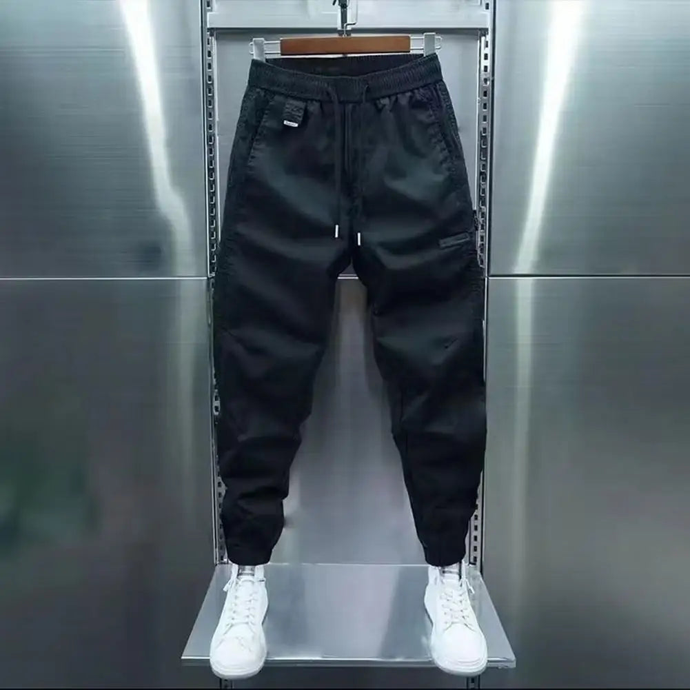 Joggers Cargo Pants Men Streetwear Hip Hop Sweatpants Male Casual Harem Trousers Summer Harajuku Brushed Pants Men