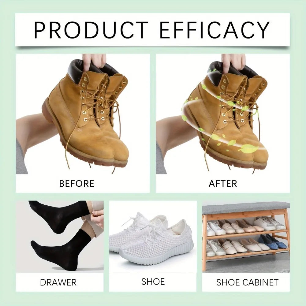 Multifunctional Shoe and Sock Deodoeiser Eliminates Odors in Shoes Socks Toilets Kitchens Car Interior Odor Eliminator for House