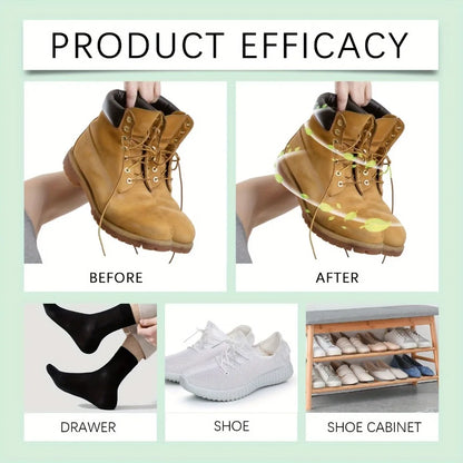 Multifunctional Shoe and Sock Deodoeiser Eliminates Odors in Shoes Socks Toilets Kitchens Car Interior Odor Eliminator for House