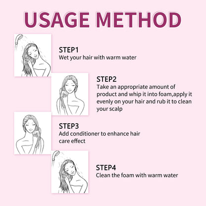 200ML Onion&Rosemary Shampoo For Hair Growth Anti Frizz Dandruff Removal Improve Dry Split Ends Nourishing Smooth Conditioner