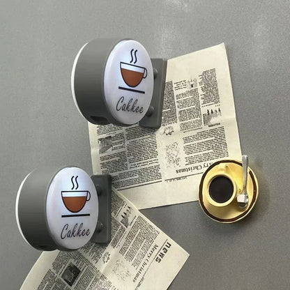 Room Decoration Fridge Magnets Coffee Shop Luminous Light Boxes Creative Convenience Store Light Signs Home Decorative Ornaments