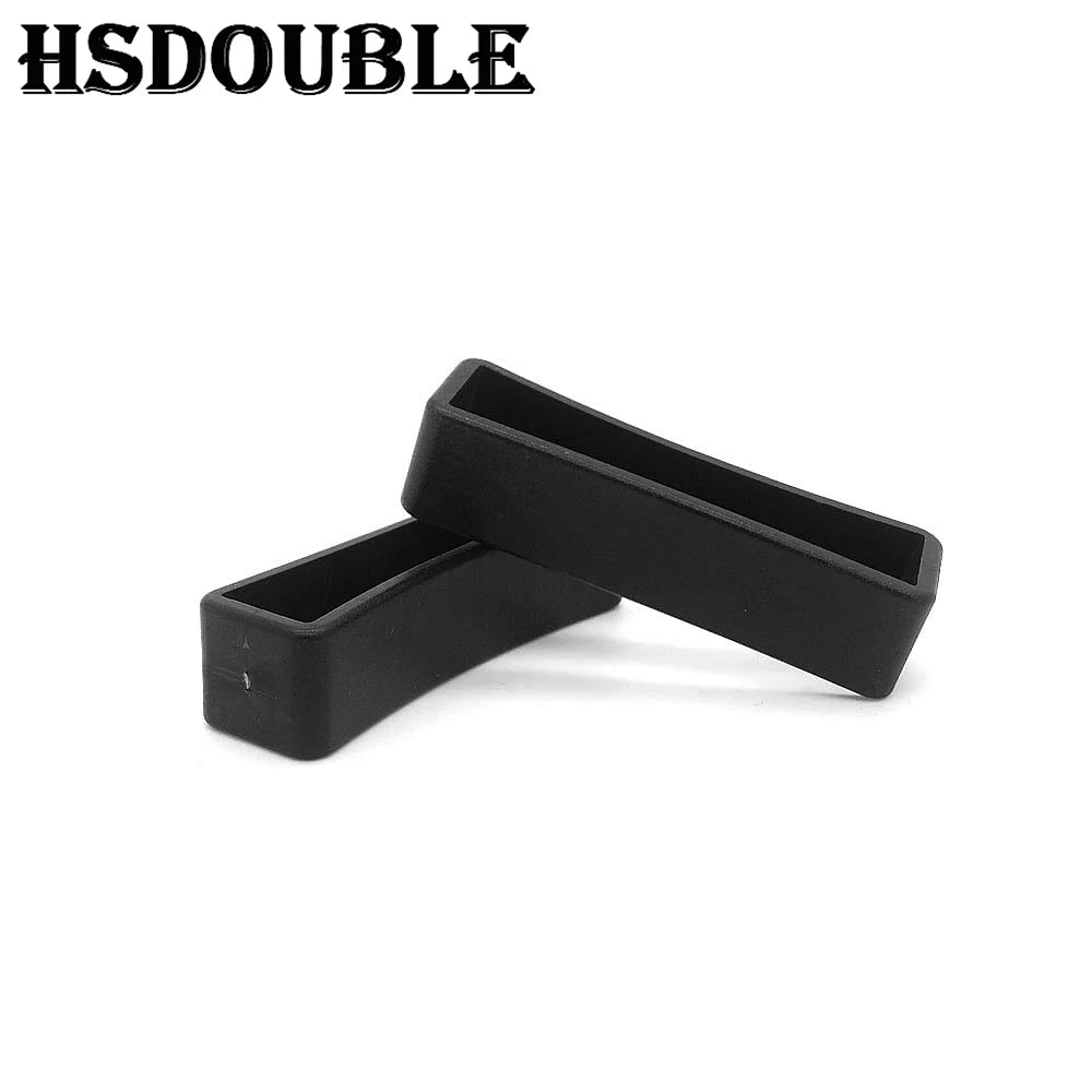 10 Pcs/Pack Plastic Belt Loop Keeper Square Loop Buckles Belt Harness Backpack Straps